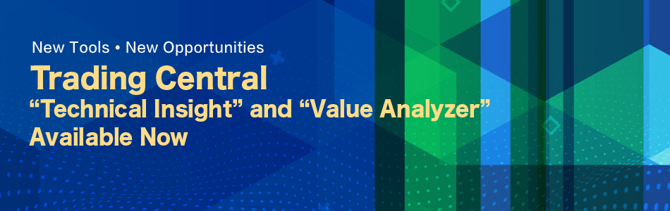 Trading Central 'Technical Insight' and 'Value Analyzer'